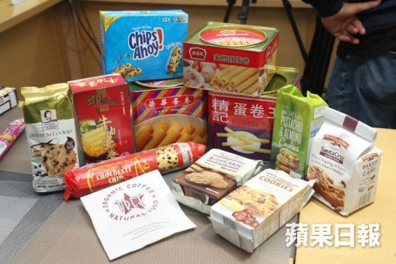 消委會測試58款賀年餅點,當中51款含基因致癌物。馬泉崇攝 消委會測試58款賀年餅點,當中51款含基因致癌物。馬泉崇攝