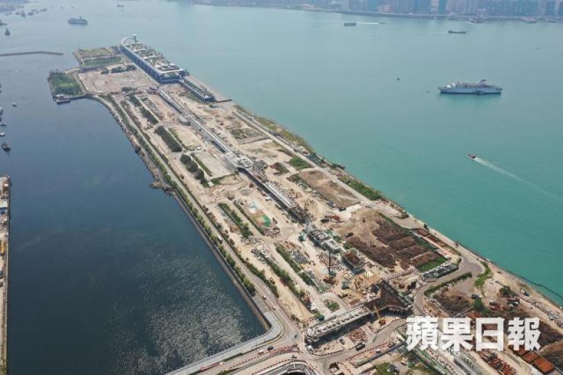 啟德跑道區首幅臨海地皮將於本周五截標。資料圖片 啟德跑道區首幅臨海地皮將於本周五截標。資料圖片