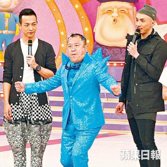 張繼聰與梁競徽在13年曾一同出席曾志偉的節目,當時兩人在節目上也有講有笑。資料圖片 張繼聰與梁競徽在13年曾一同出席曾志偉的節目,當時兩人在節目上也有講有笑。資料圖片