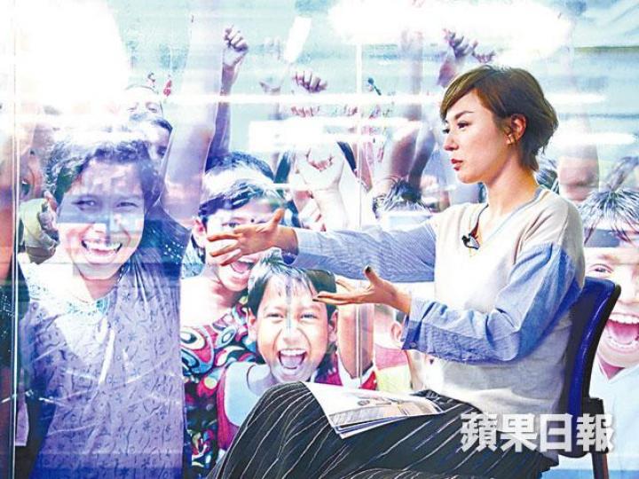 心悠今年定下目標學游水,已火速達成。 心悠今年定下目標學游水,已火速達成。