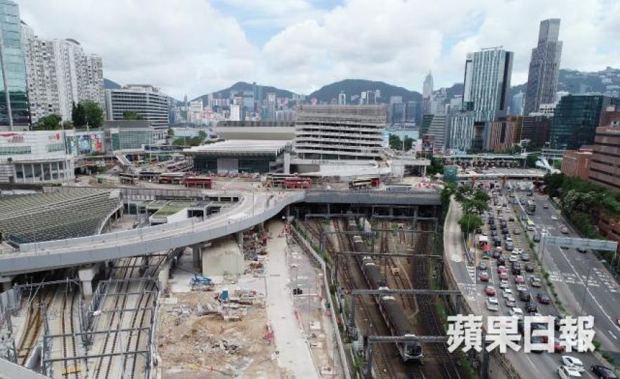 沙中綫聆訊月底結案陳詞;圖為紅磡站地盤。資料圖片 沙中綫聆訊月底結案陳詞;圖為紅磡站地盤。資料圖片