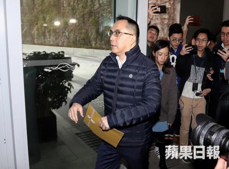 長實代表入標啟德地。譚德潤攝