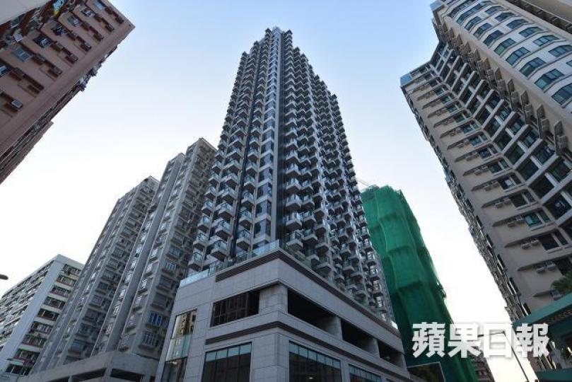 麗新與市建局合作發展的喜築。黃偉傑攝