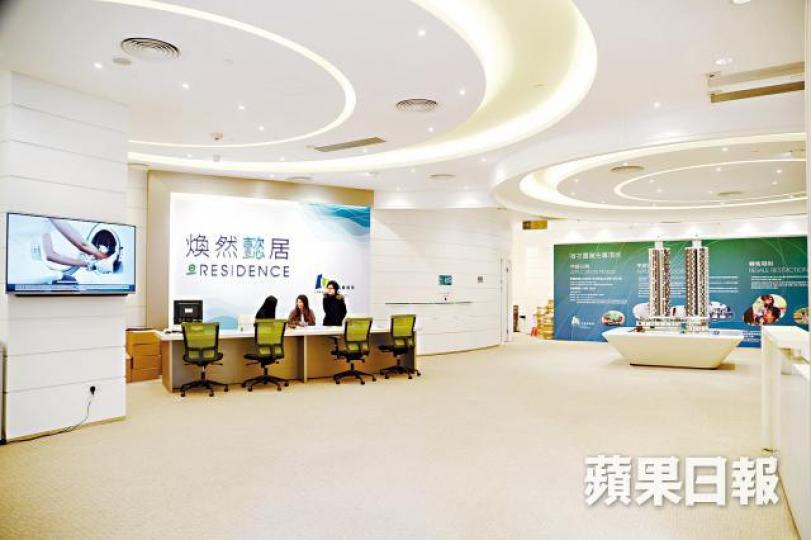 煥然懿居43伙昨日供重建戶認購,但未見有人到場。何耀勤攝 煥然懿居43伙昨日供重建戶認購,但未見有人到場。何耀勤攝