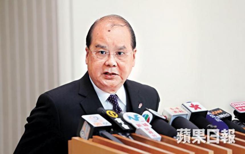 署理特首張建宗將代林鄭與泛民見面。 署理特首張建宗將代林鄭與泛民見面。