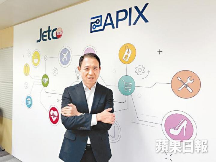 銀通蔡炳中透露,近日有虛擬銀行申請者向銀通尋求合作。陳家恩攝 銀通蔡炳中透露,近日有虛擬銀行申請者向銀通尋求合作。陳家恩攝