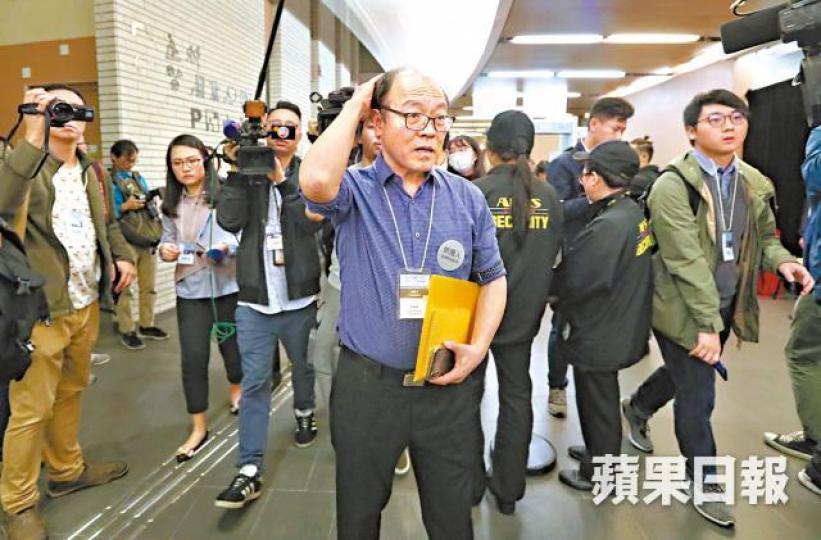 馮檢基申報補選開支包括前全國政協張家敏捐款;圖為當日補選情況。張家敏 馮檢基申報補選開支包括前全國政協張家敏捐款;圖為當日補選情況。張家敏