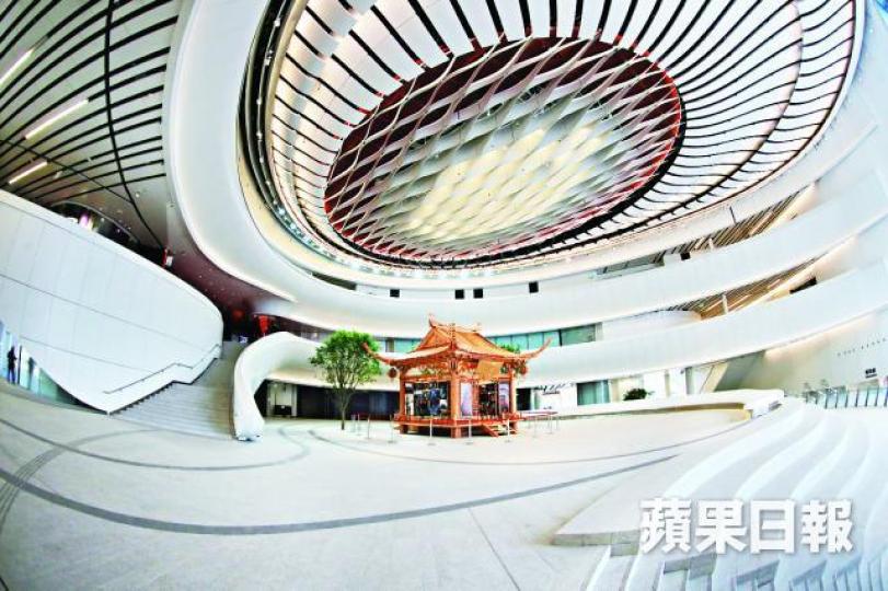 耗資27億元興建的西九文化區戲曲中心,遭揭發有分判商意圖偷工減料。資料圖片 耗資27億元興建的西九文化區戲曲中心,遭揭發有分判商意圖偷工減料。資料圖片