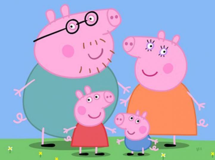 學前動畫Peppa Pig現在國內受歡迎。互聯網圖片 學前動畫Peppa Pig現在國內受歡迎。互聯網圖片