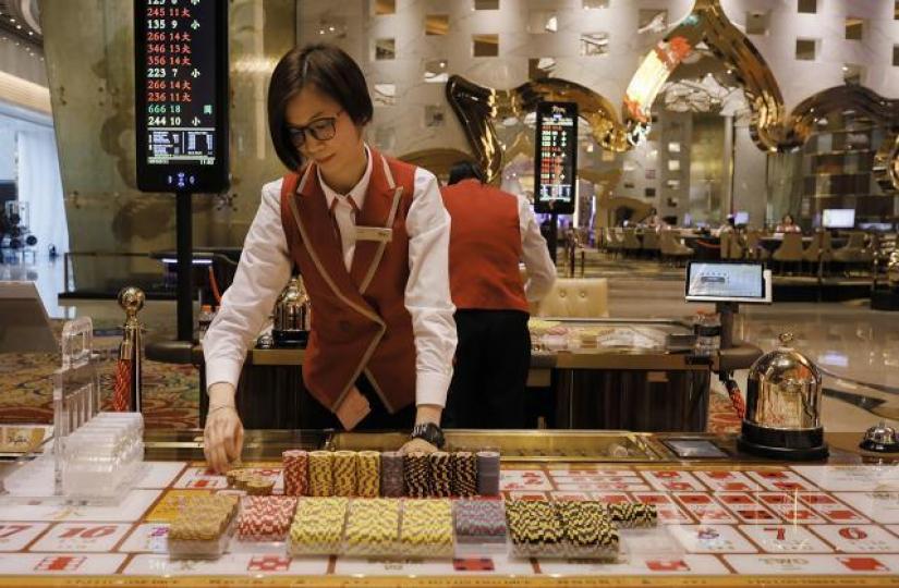 今年1月澳門博彩毛收入按年跌5%。資料圖片 今年1月澳門博彩毛收入按年跌5%。資料圖片