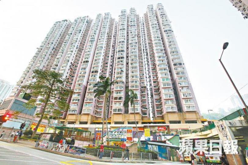 荃灣中心7座中低層F室兩房戶，剛以488萬元沽出。資料圖片