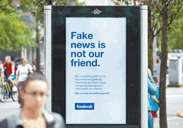 facebook設法堵截假新聞流傳,但成效不彰。 facebook設法堵截假新聞流傳,但成效不彰。
