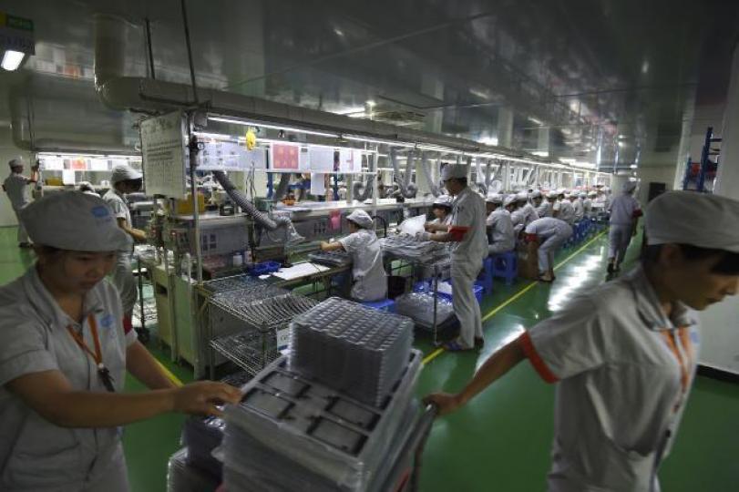 內地製造業持續放緩。資料圖片