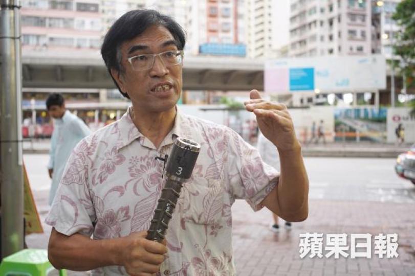 土木及結構工程師蘇耀坤以簡單計算已可證明紅磡站安全未能確定。資料圖片 土木及結構工程師蘇耀坤以簡單計算已可證明紅磡站安全未能確定。資料圖片