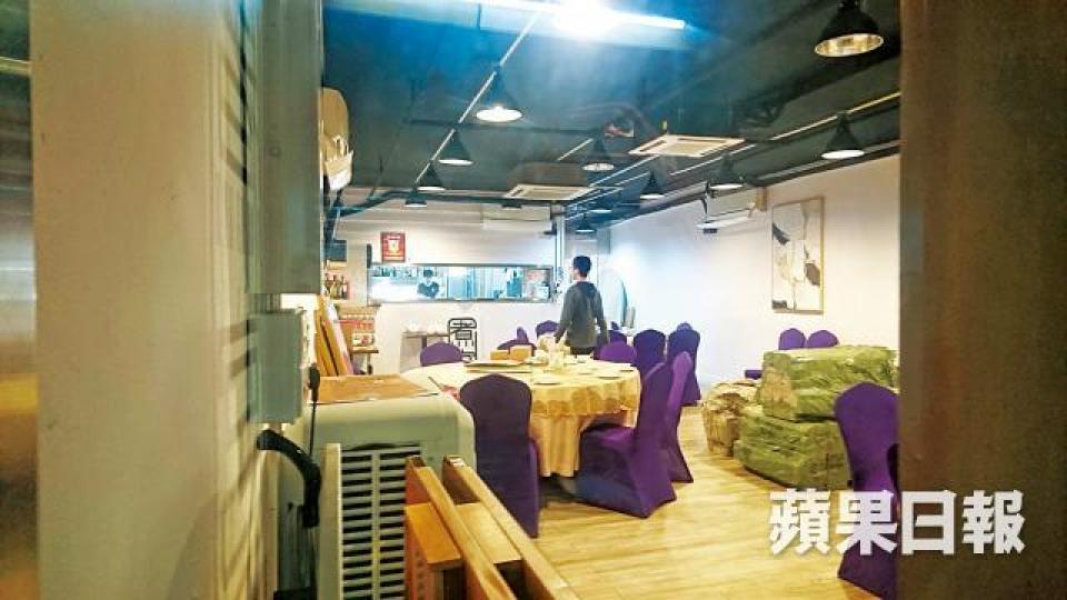 駱駝漆大廈內部份食肆為食物製造廠，卻設桌椅違規供客人堂食。