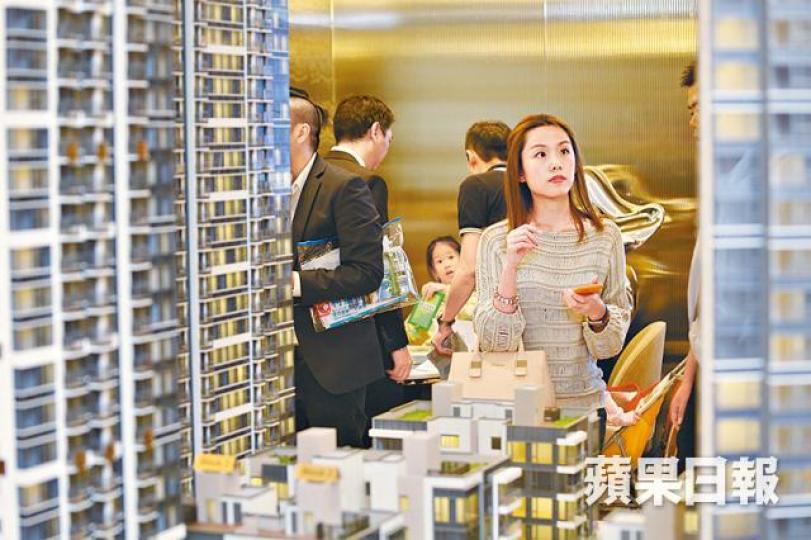 近年以高成數按揭購入新盤的買家，或成負資產。資料圖片