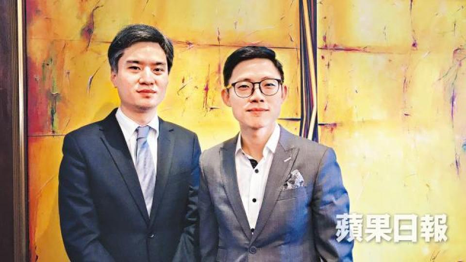 凱知樂助理行政總裁洪誠明(右)及財務總監陳振洋。 凱知樂助理行政總裁洪誠明(右)及財務總監陳振洋。