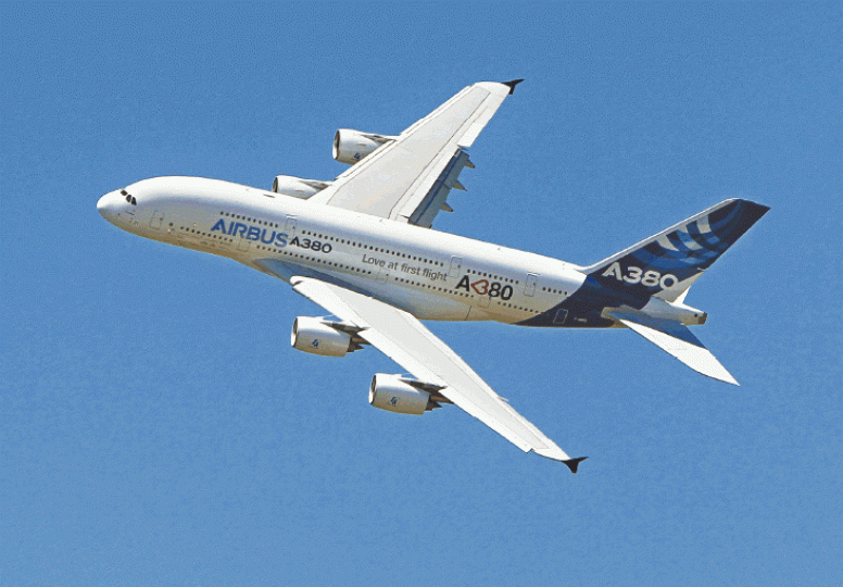 A380機體龐大,有「空中巨無霸」之稱。美聯社A380將於2021年停產。 A380機體龐大,有「空中巨無霸」之稱。美聯社A380將於2021年停產。