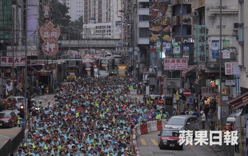 渣馬半馬賽事挑戰組今年新增兩個截跑點,由於太遲公佈,引起部份跑手不滿。 資料圖片 渣馬半馬賽事挑戰組今年新增兩個截跑點,由於太遲公佈,引起部份跑手不滿。 資料圖片