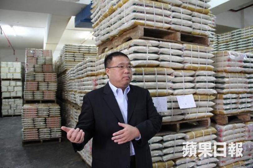 金源米業副主席及行政總裁林世豪。 資料圖片 金源米業副主席及行政總裁林世豪。 資料圖片