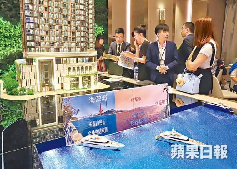 海傲灣暫時已沽出逾160伙，佔項目總數逾五成。資料圖片