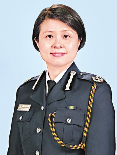 劉賜蕙「警花」關翠貞被指貌似藝人楊千嬅。資料圖片 劉賜蕙「警花」關翠貞被指貌似藝人楊千嬅。資料圖片