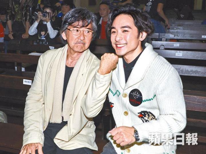 林子祥(左)和林德信將父子檔同台演出。 林子祥(左)和林德信將父子檔同台演出。