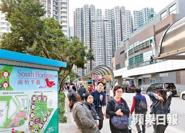 海怡半島近年租金持續上升。黃耀興攝 海怡半島近年租金持續上升。黃耀興攝