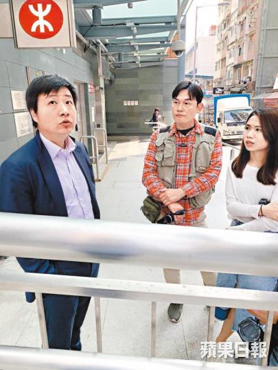 男死者友人王先生(左)對慘劇感難過,並透露對方生前欲向他借50萬元還債。黃麗英攝 男死者友人王先生(左)對慘劇感難過,並透露對方生前欲向他借50萬元還債。黃麗英攝