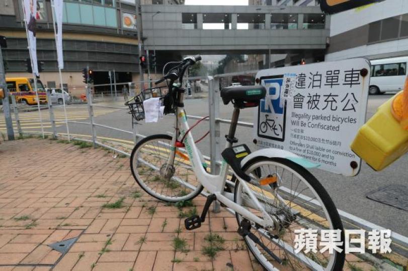 Hoba Bike負責人宋賢邦指,用戶違泊及破壞問題嚴重。 Hoba Bike負責人宋賢邦指,用戶違泊及破壞問題嚴重。