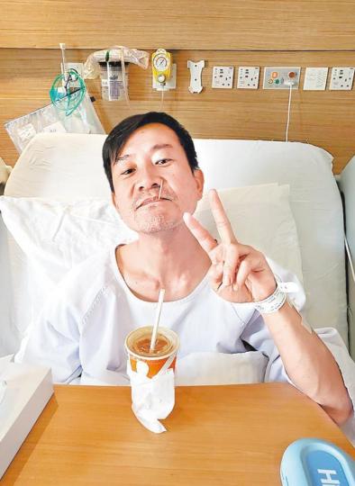 陳國邦前日入院通波仔，已於昨日出院。互聯網圖片
