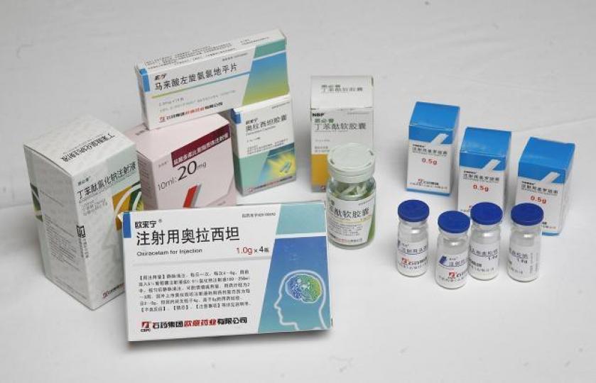 石藥昨日公佈去年業績。