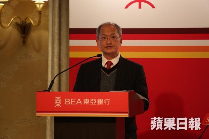 東亞總經理兼集團財務總監鄭則民料大行及中大型銀行不會受虛銀影響。資料圖片