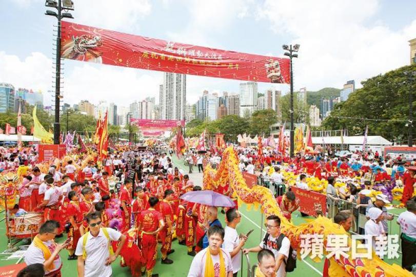 香港各界慶典委員會去年在維園舉辦香港回歸21周年活動。 香港各界慶典委員會去年在維園舉辦香港回歸21周年活動。
