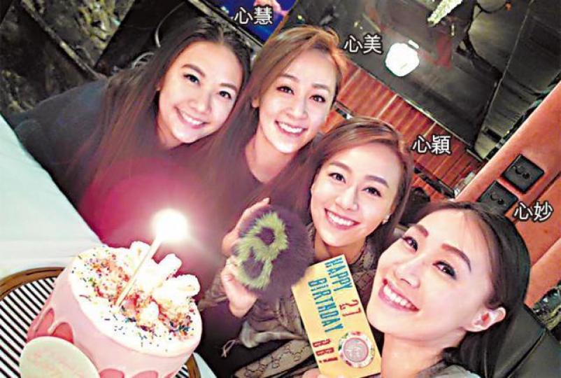 心穎因偷食連累三位家姐。資料圖片 心穎因偷食連累三位家姐。資料圖片