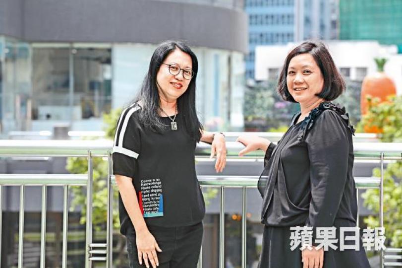民主進步會計師成員黃健菁（左）及李淑儀均指中港會計行情法規大不同。梁志永攝