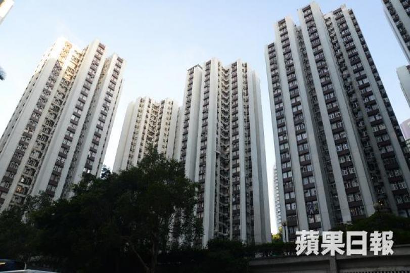 十大屋苑之一太古城。 十大屋苑之一太古城。