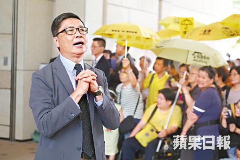 陳健民強調仍相信愛與和平的力量，對發起佔中運動無怨無悔。資料圖片Caspar David Friedrich喜歡描繪人面向大自然顯得渺少，他是陳健民喜愛的畫家之一。