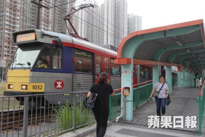 天榮站最新沉降幅度為95毫米,暫未有惡化。資料圖片 天榮站最新沉降幅度為95毫米,暫未有惡化。資料圖片