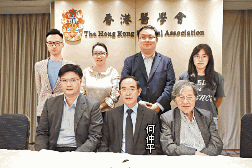 醫學會會長何仲平昨晚與其他醫生組織代表開會,就微調優化方案五達成共識。何柏佳攝 醫學會會長何仲平昨晚與其他醫生組織代表開會,就微調優化方案五達成共識。何柏佳攝