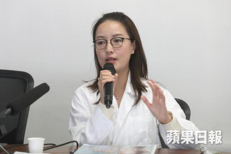 黃惠妍指男士在處理妻子產後抑鬱問題上扮演重要角色，建議夫婦共同分家務和育兒責任。黃耀興攝
