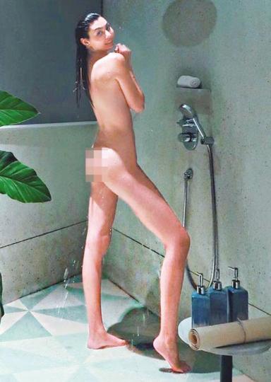王麗嘉上載出浴照後,獲大批網民留言讚好。互聯網圖片 王麗嘉上載出浴照後,獲大批網民留言讚好。互聯網圖片