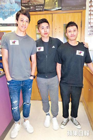 (左起)陳安立、游學修和麥子樂昨日到商台宣傳《詭探前傳》,大談拍攝遇到的恐怖事。 (左起)陳安立、游學修和麥子樂昨日到商台宣傳《詭探前傳》,大談拍攝遇到的恐怖事。