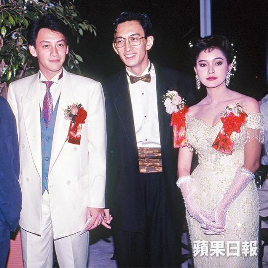吳啟明(左)很樂意被誤會是啟華的細佬。資料圖片 吳啟明(左)很樂意被誤會是啟華的細佬。資料圖片