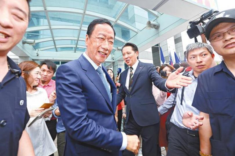 郭台銘表態選總統拒任副手。