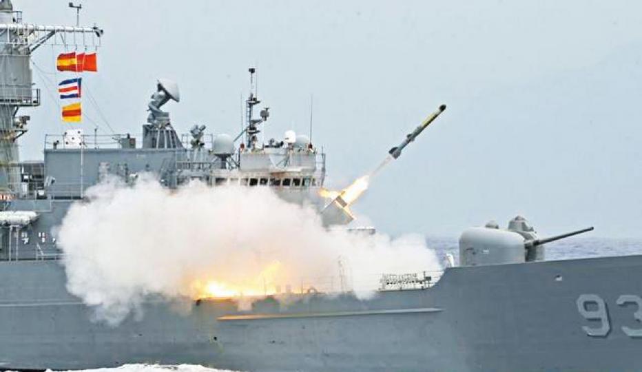 台灣海軍驚爆醜聞,圖為濟陽級鳳陽軍艦。 台灣海軍驚爆醜聞,圖為濟陽級鳳陽軍艦。