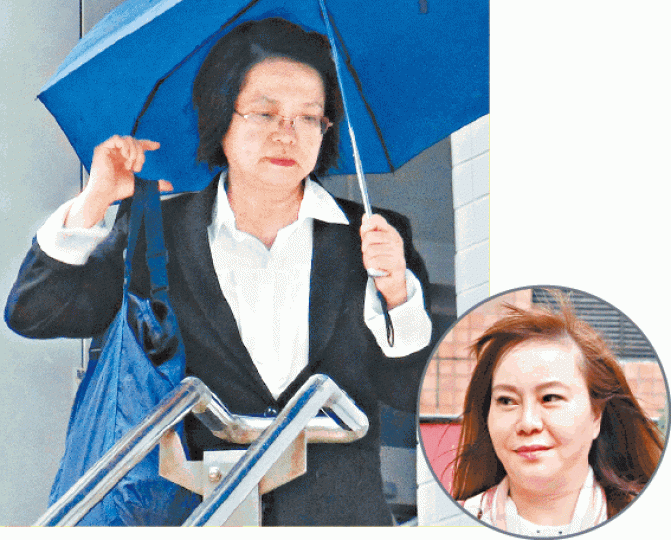 被告李芊盈昨於庭外避談與李偲嫣(圓圖)的關係。
被告李芊盈昨於庭外避談與李偲嫣(圓圖)的關係。
