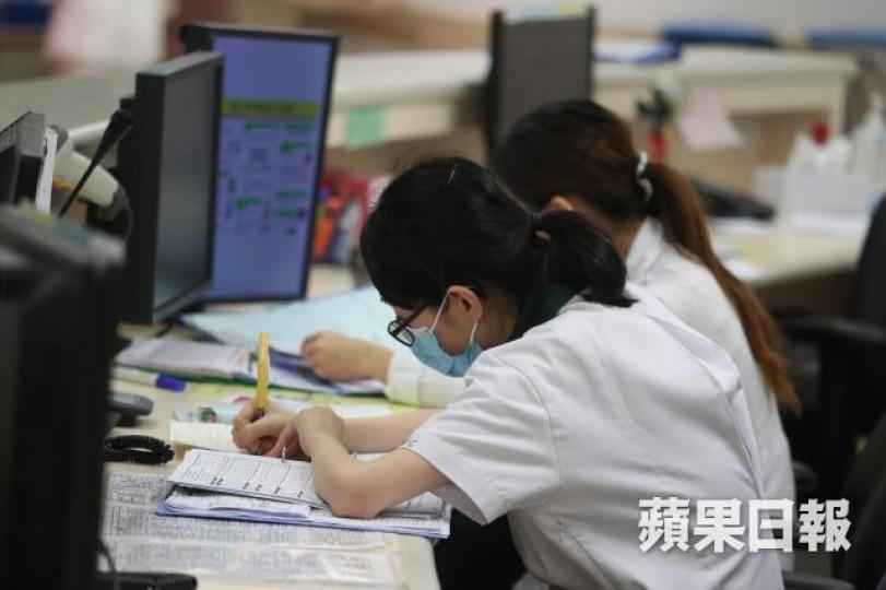 醫院管理局護士課程需要到病房實習。資料圖片
