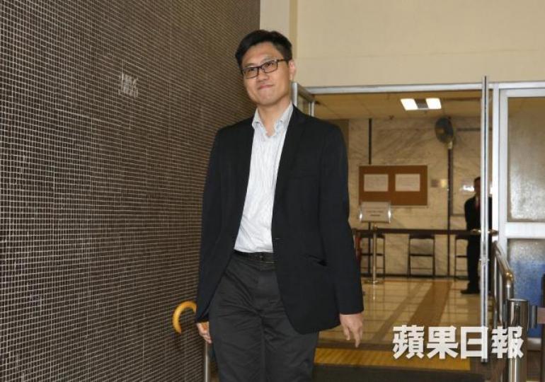 時任港鐵一級建造工程師陳俊瑋否認曾檢查北面隧道關鍵檢查點。李潤芳攝
