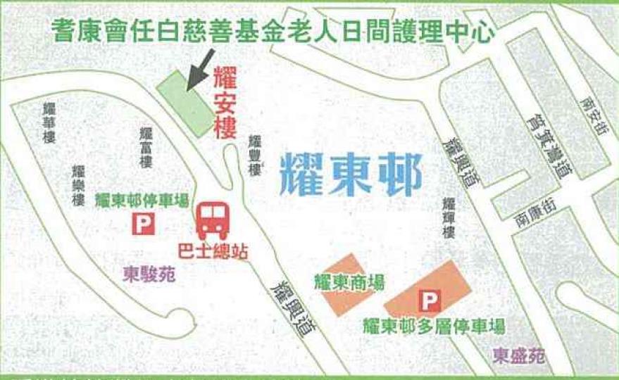 中心地圖